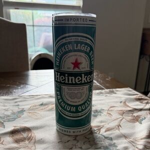 Heineken Green Lager Beer Can - Tall Slim Can
